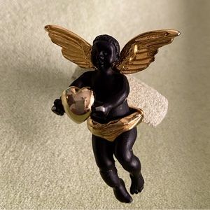 VTG Coreen Simpson Black Angel with Heart